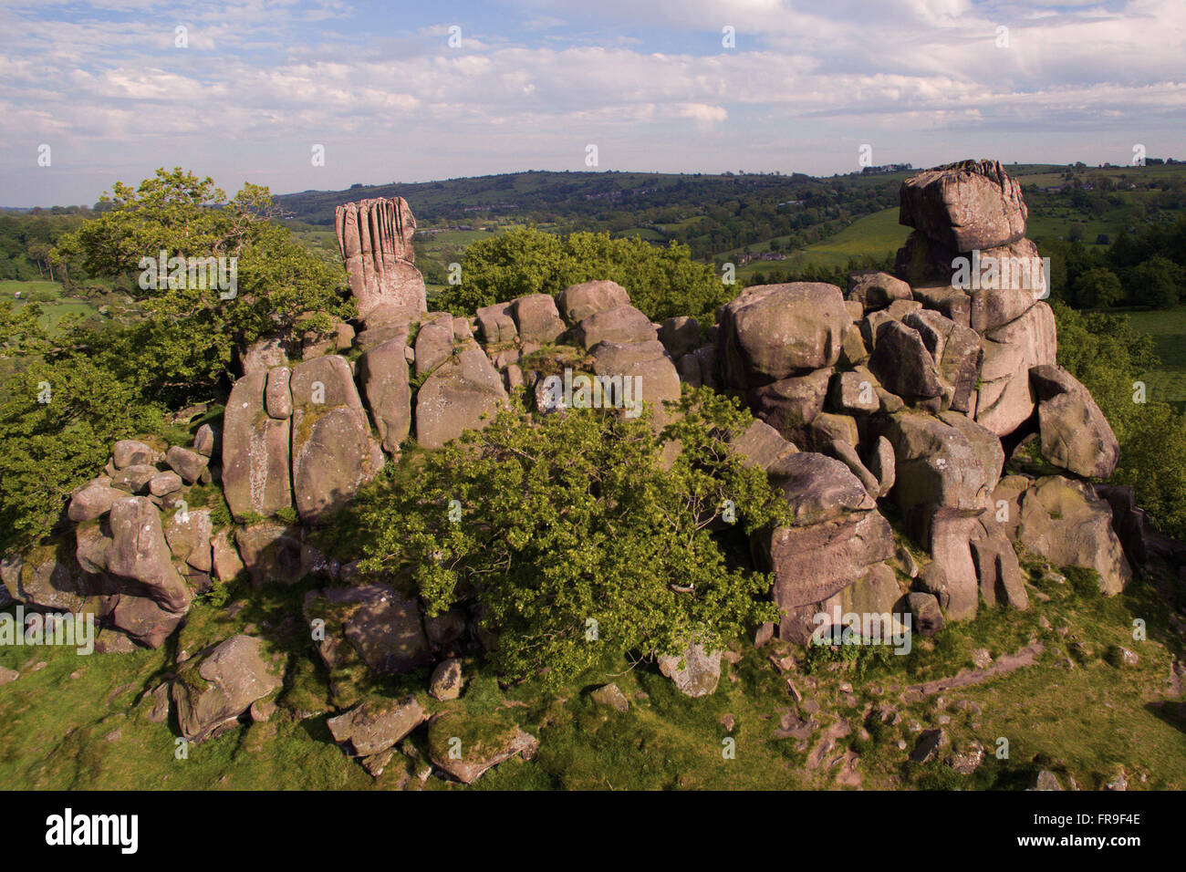 Robin Hoods Stride Derbyshire Peak District Banque D'Images