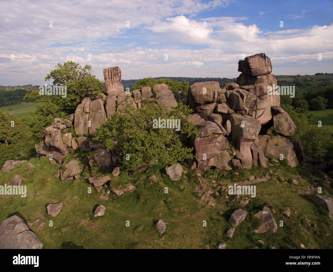 Robin Hoods Stride Derbyshire Peak District Banque D'Images