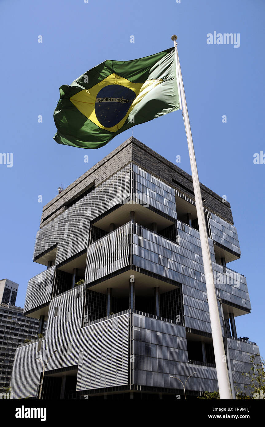 Bâtiment du siège de Petrobras dans le centre-ville de Rio de Janeiro Banque D'Images