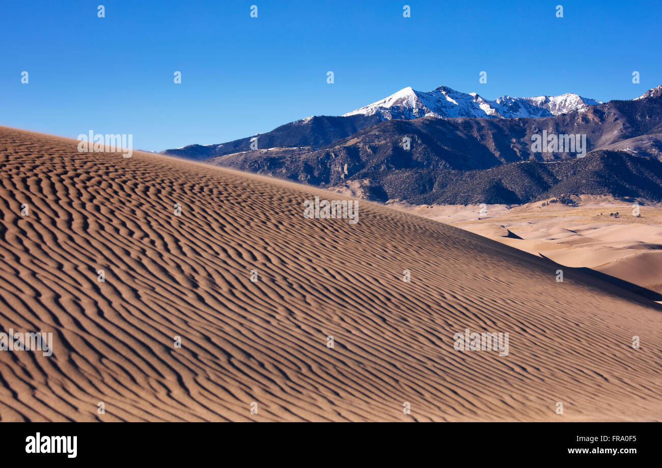 Great Sand Dunes National Park, Colorado, USA. Banque D'Images