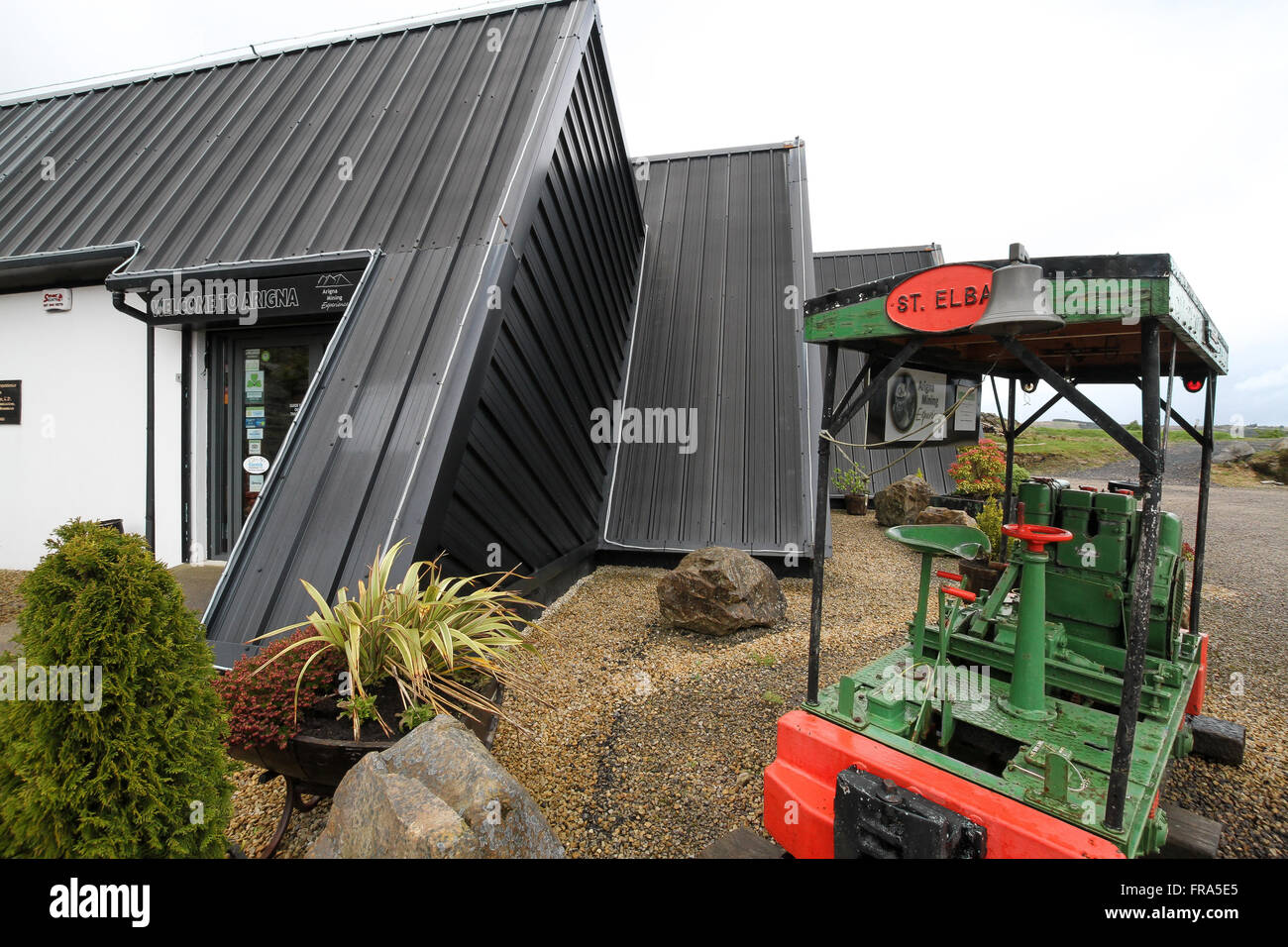 La Mine d'Arigna et centre d'accueil près de Carrick-on-Shannon, comté de Roscommon Irlande Banque D'Images