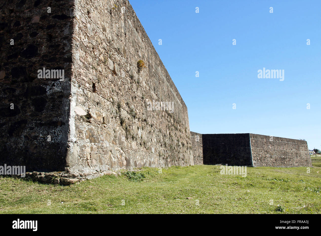 Ruines du Fort Dom Pedro II dans un polygone hexagonal format - construit en 1848 Banque D'Images