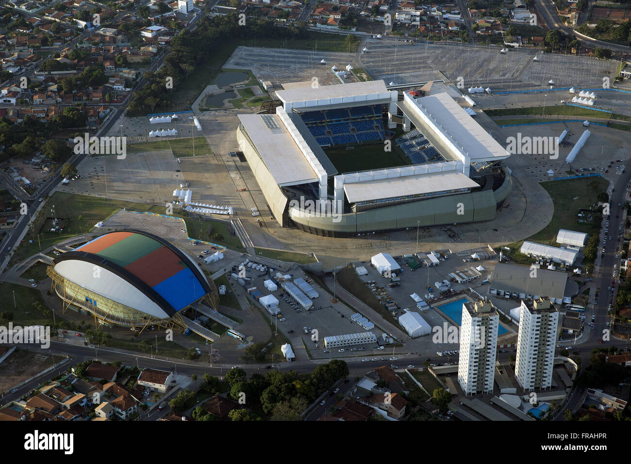 Vue aérienne de l'Arena Pantanal Banque D'Images