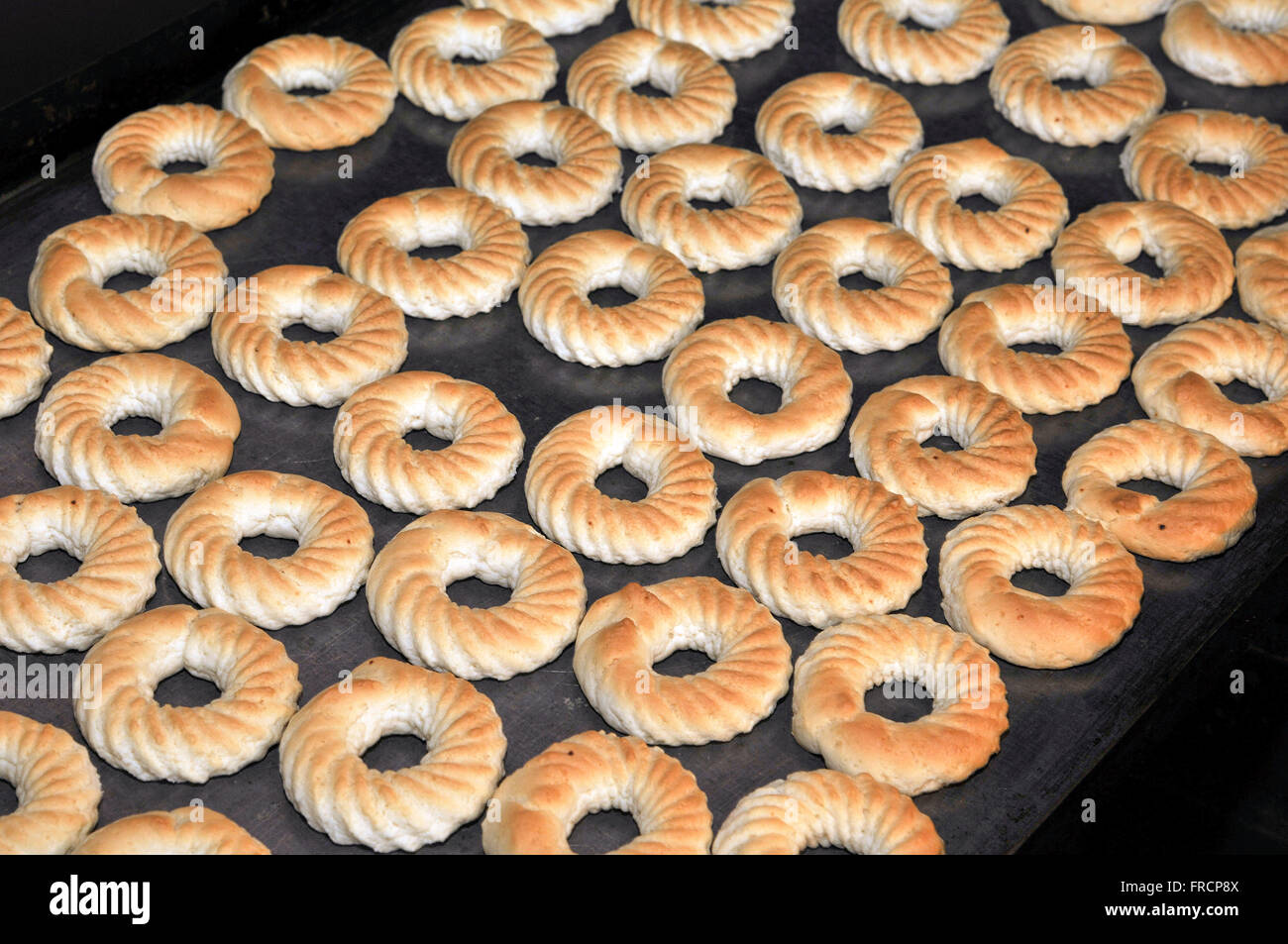 Des biscuits sur la plaque - Stocker les produits d'artisanat en milieu rural Banque D'Images