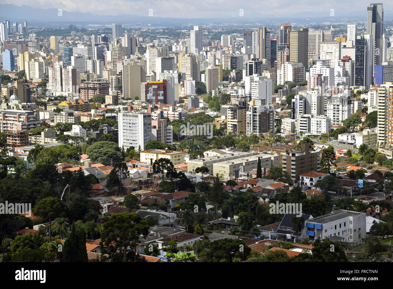 Vista de Cima da Cidade Banque D'Images