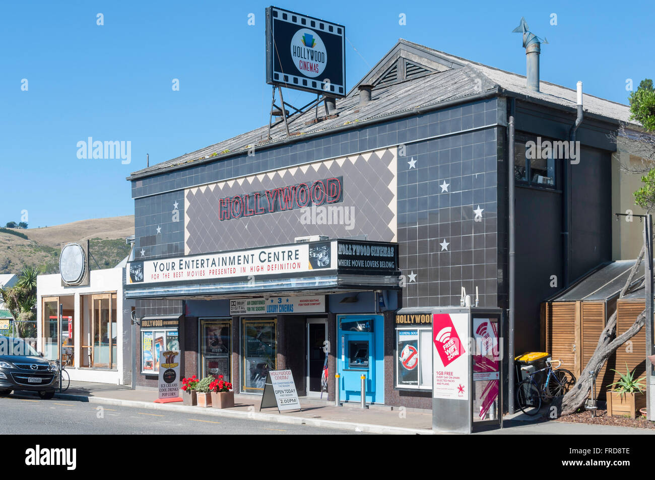 Cinéma Hollywood, Marriner, Sumner Street, Christchurch, Canterbury, île du Sud, Nouvelle-Zélande Banque D'Images