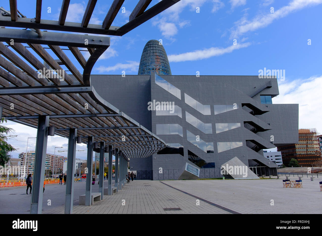 L'Europe, Espagne, Barcelone, le Museu del Disseny de Barcelona Banque D'Images