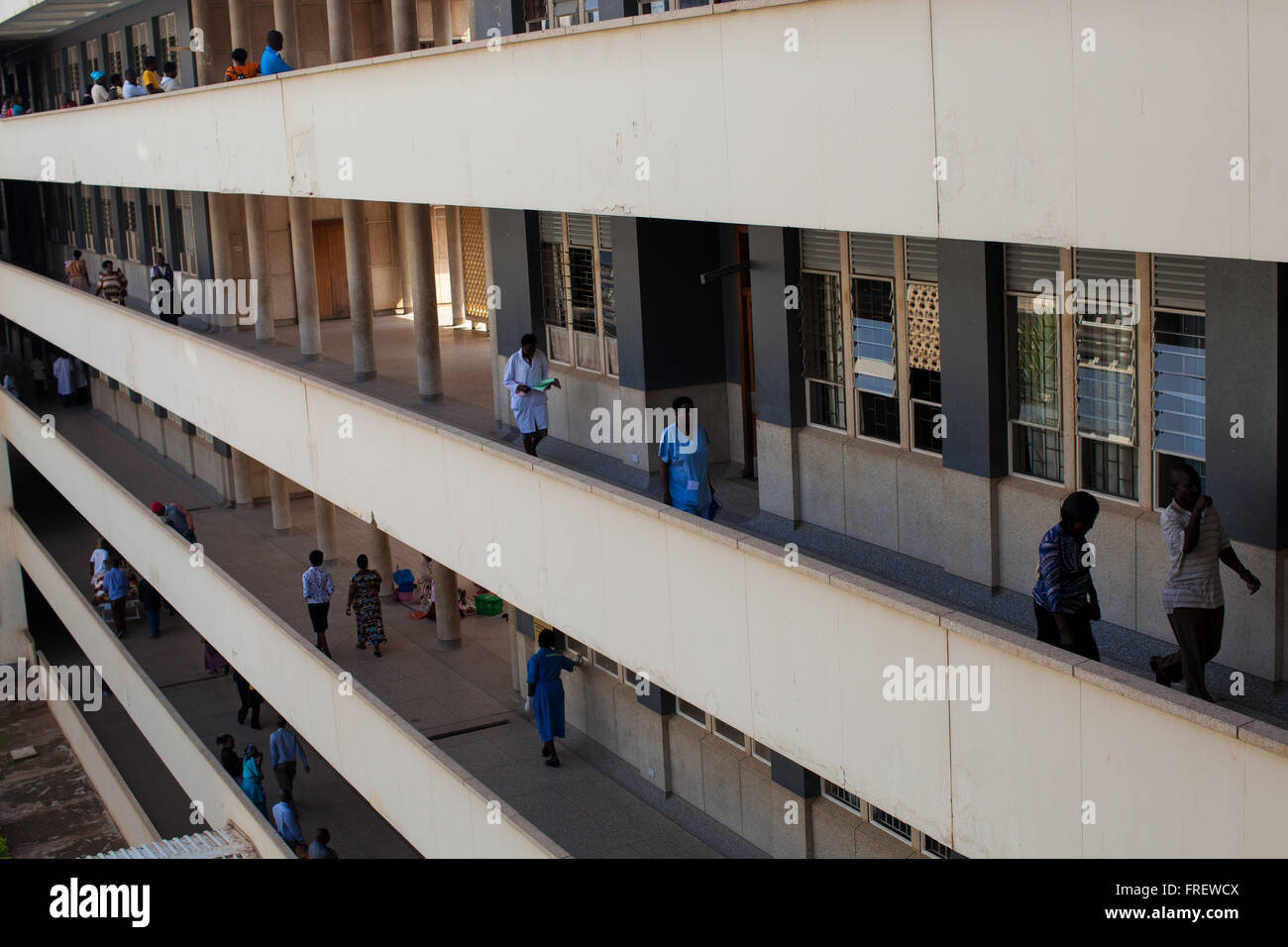 L'hôpital Mulago, Afrique Ouganda Banque D'Images