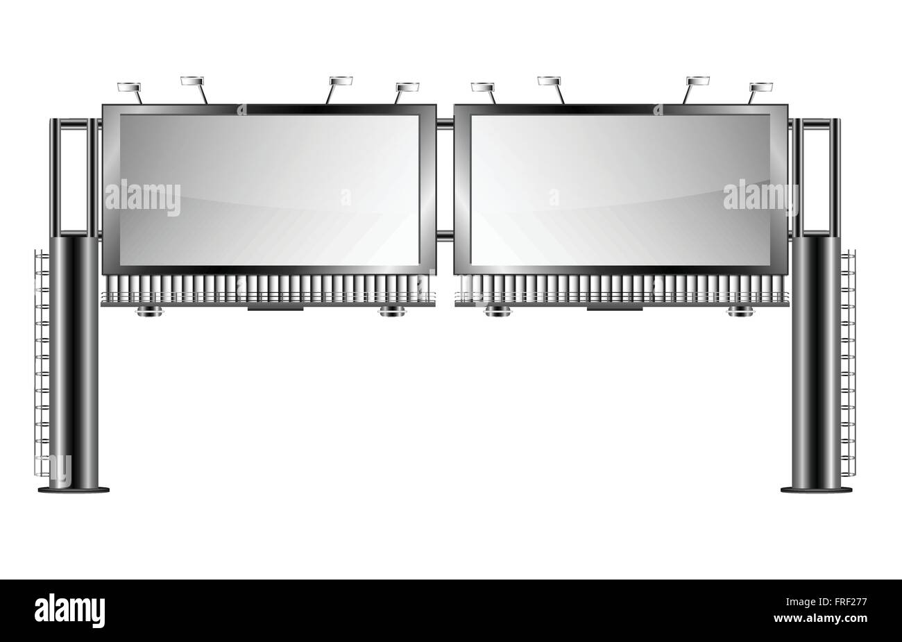 Panneaux colorés pour la publicité Illustration de Vecteur