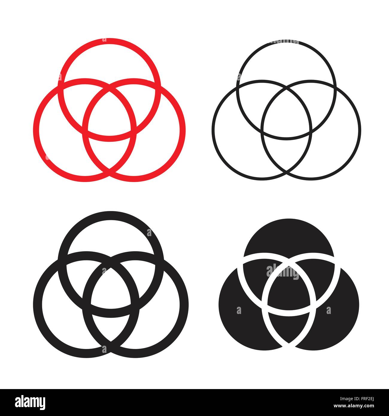 Symboles de la Trinité Holly catholique Illustration de Vecteur Symboles de la Trinité Holly catholique Illustration de Vecteur