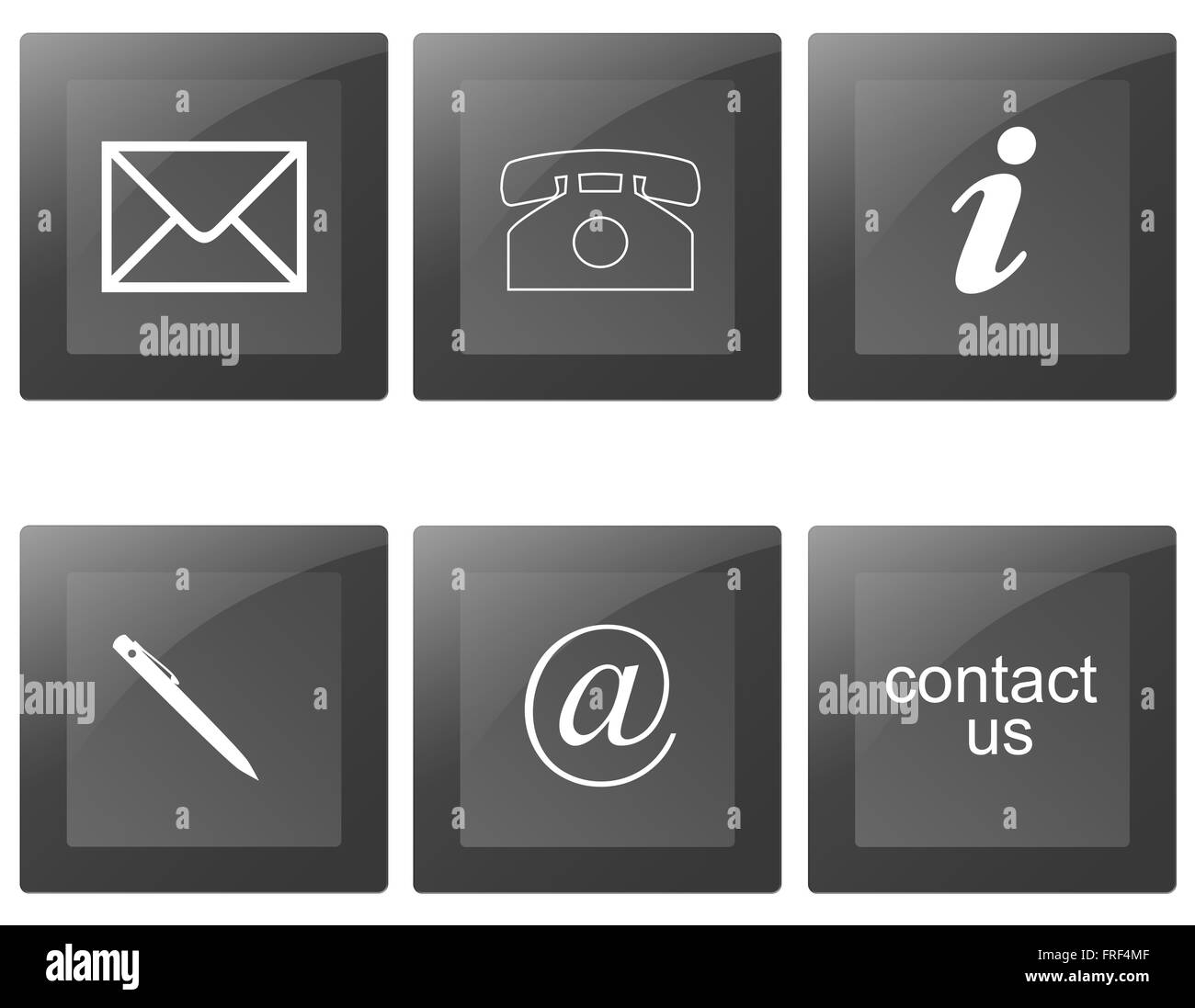 Contact commercial pour les signes Banque D'Images