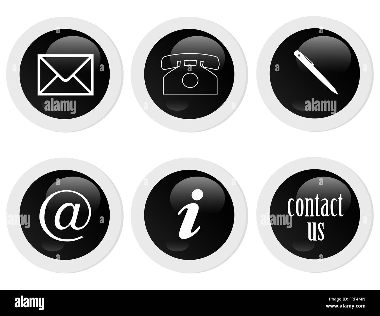 Contact commercial pour les signes Banque D'Images