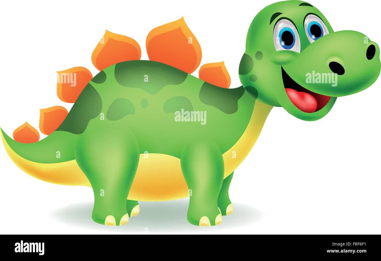 Dinosaure Mignon Cartoon Image Vectorielle Stock Alamy