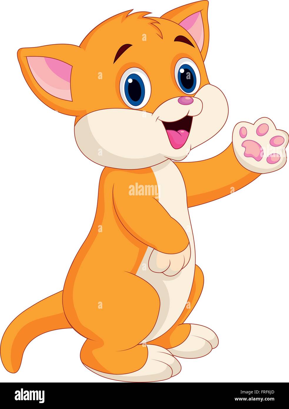 Mignon Bebe Chat Cartoon Image Vectorielle Stock Alamy