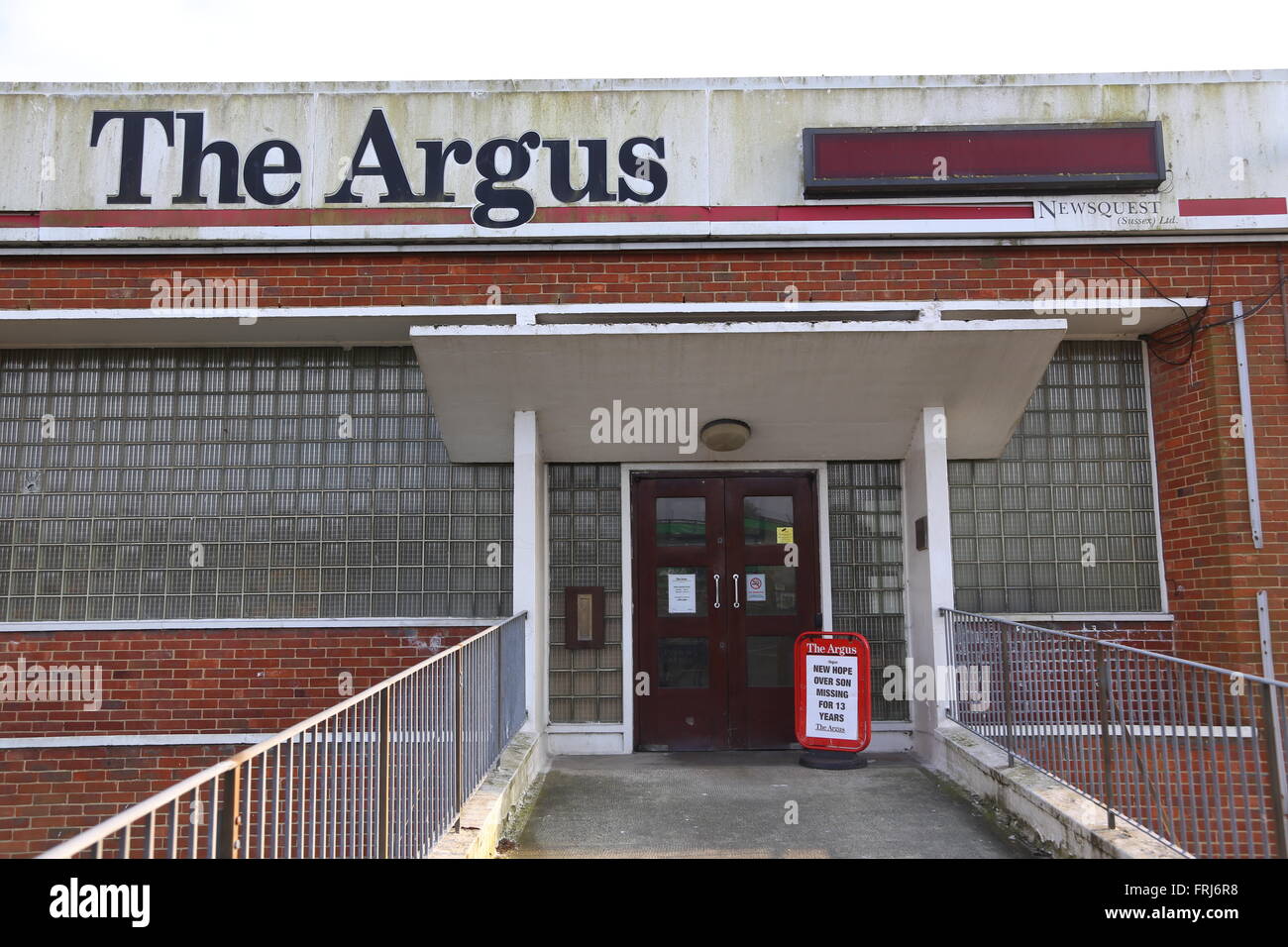 L'ancien Hollingbury bureaux du journal Argus Brighton Banque D'Images