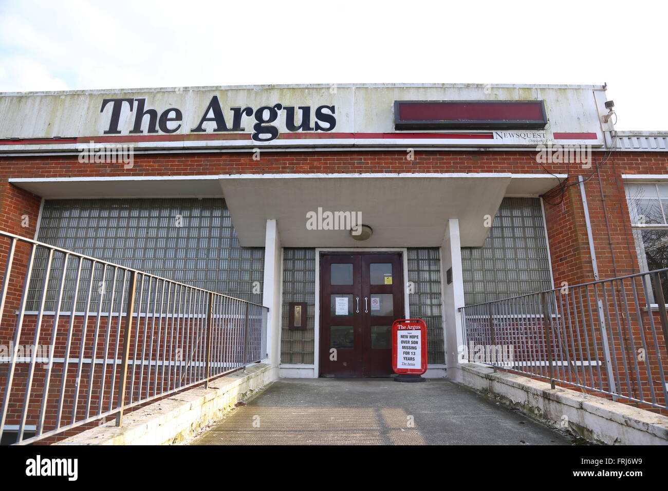 L'ancien Hollingbury bureaux du journal Argus Brighton Banque D'Images