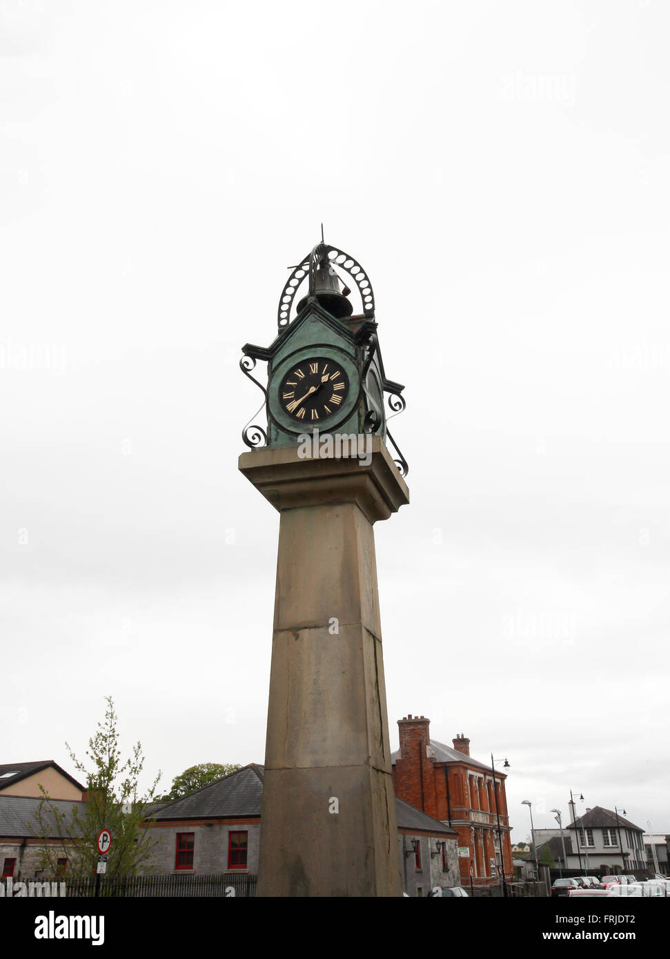 L'horloge de la ville, Carrick-on-Shannon, County Leitrim, Ireland Banque D'Images