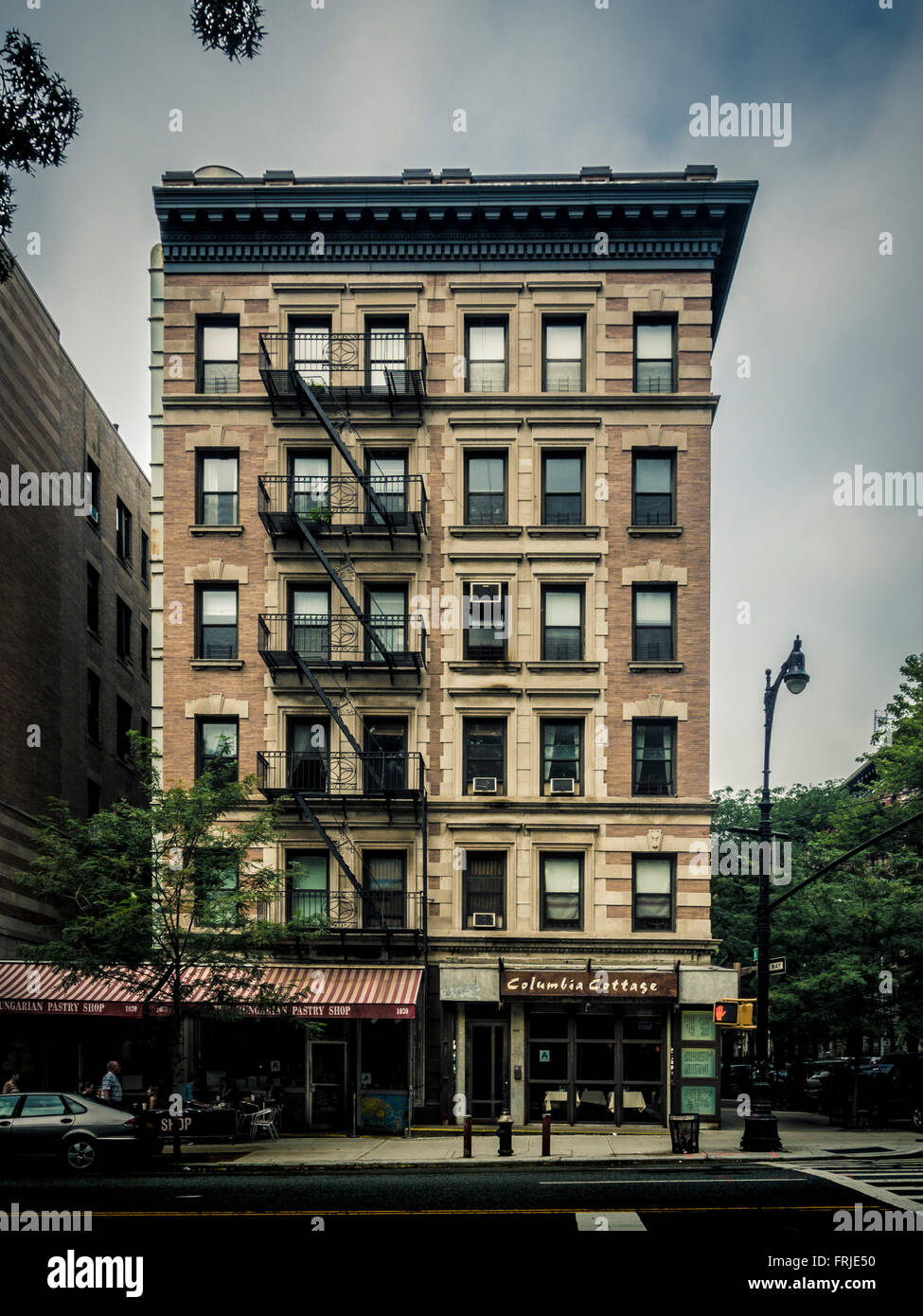 Bâtiments de style traditionnel dans la ville de New York, USA. Banque D'Images