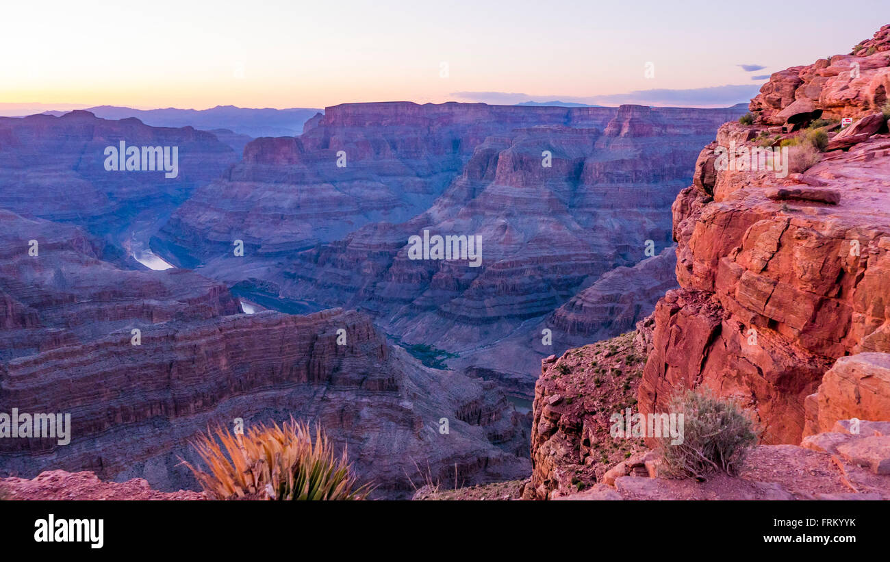 Les couleurs du Grand Canyon en Arizona Banque D'Images