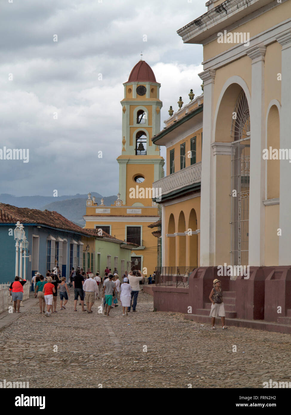 Trinidad Cuba tourisme église Banque D'Images