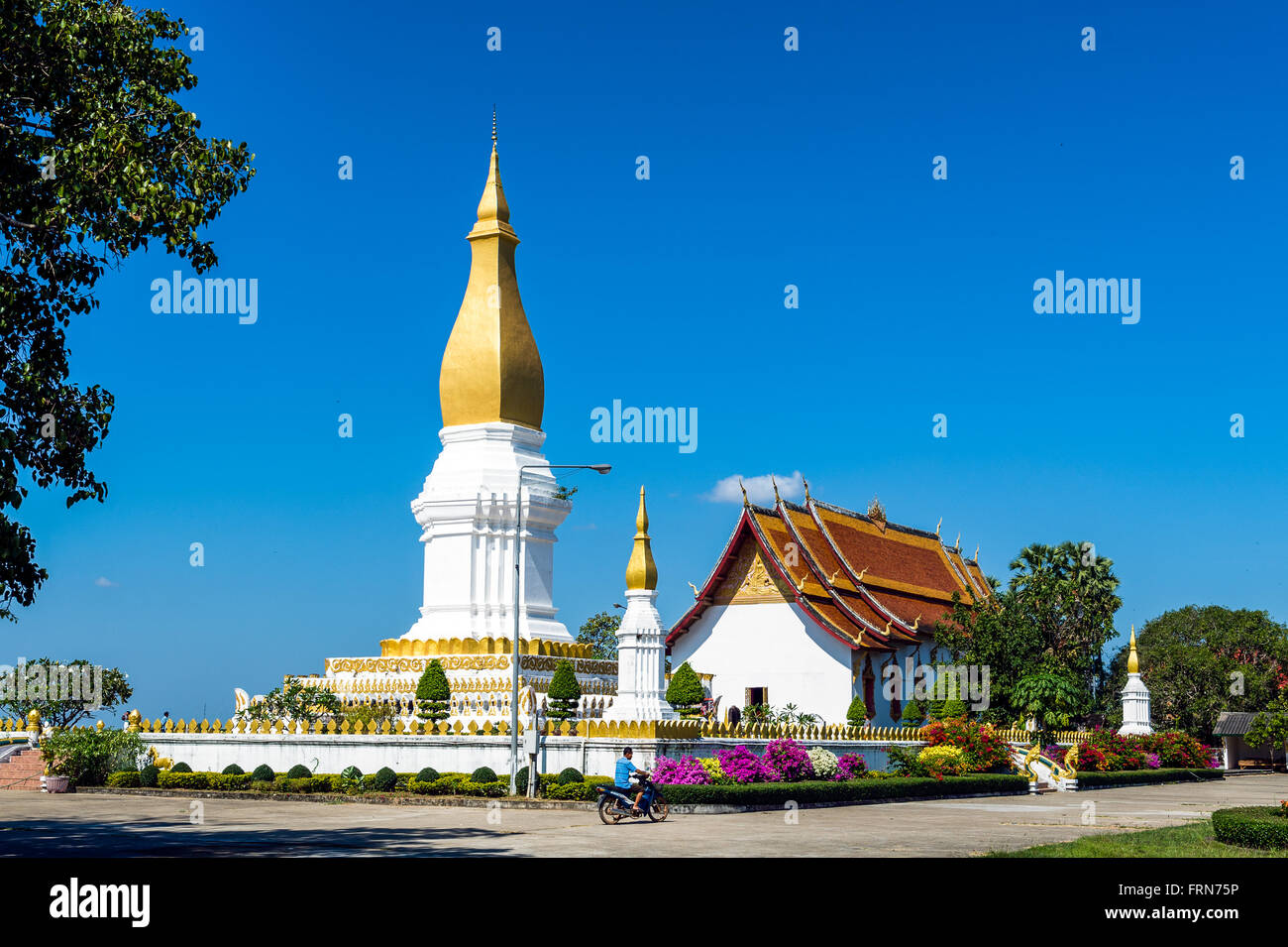 L'Asie. L'Asie du Sud-Est. Le Laos. Province de Khammouane. Thakhek. Wat Sikhottabong. Banque D'Images