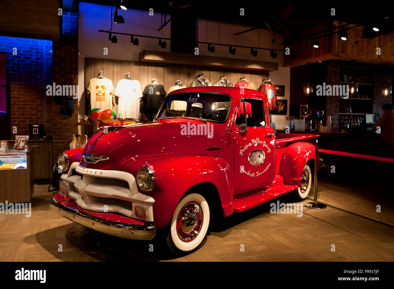 George Jones' 1954 Chevrolet pickup à la George Jones Museum et cadeaux à Nashville, Tennessee Banque D'Images