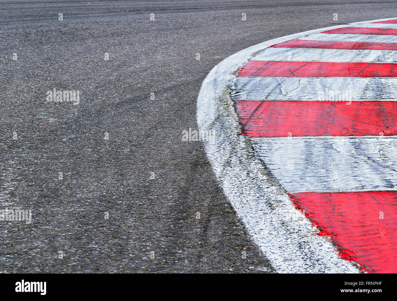 Pistes de course Banque D'Images