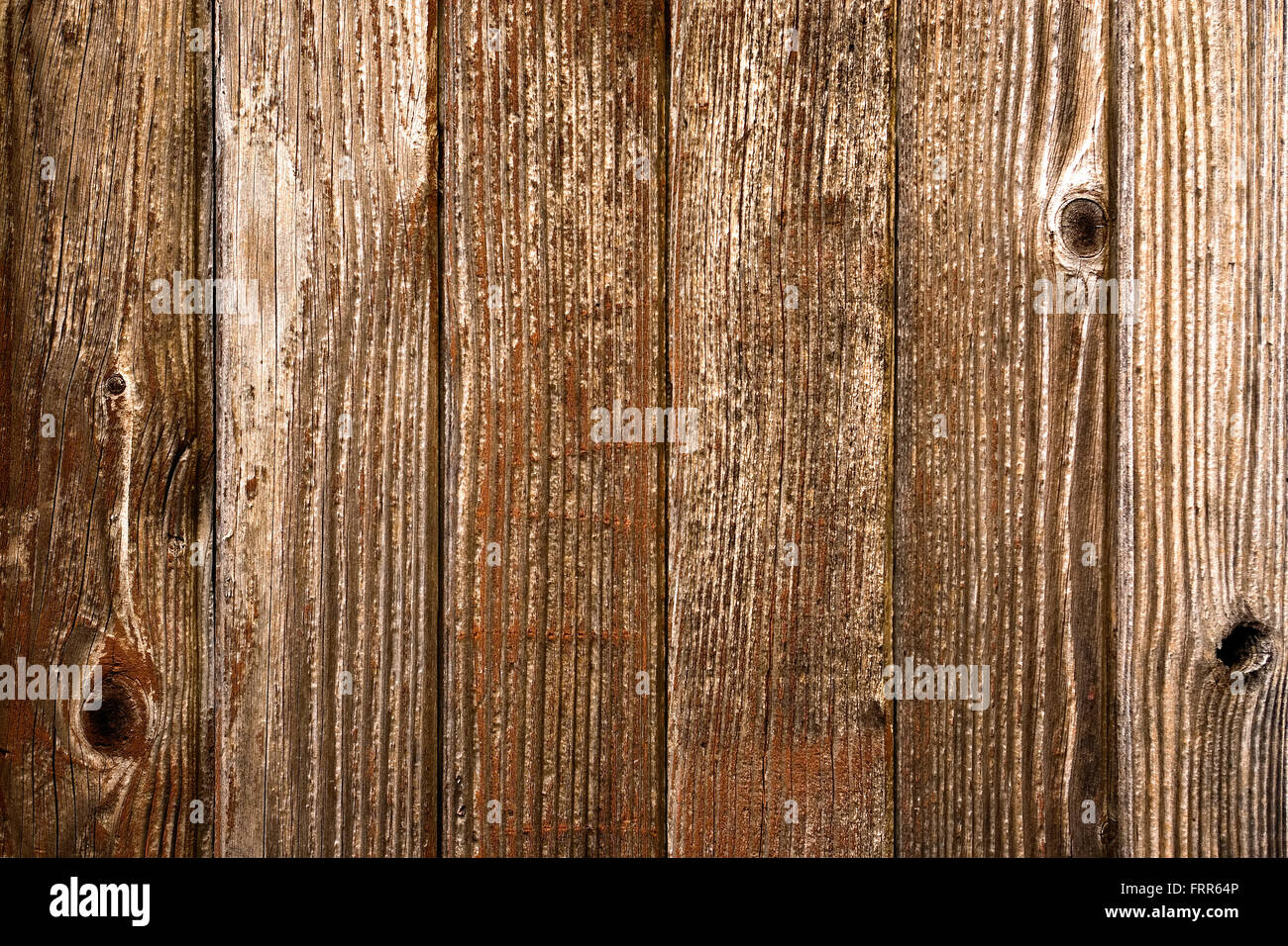 Le brun bois texture d'une porte avec des modèles naturels Banque D'Images