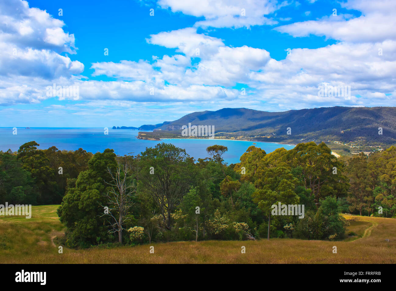 La Péninsule de Freycinet, Tasmanie, Australie Banque D'Images