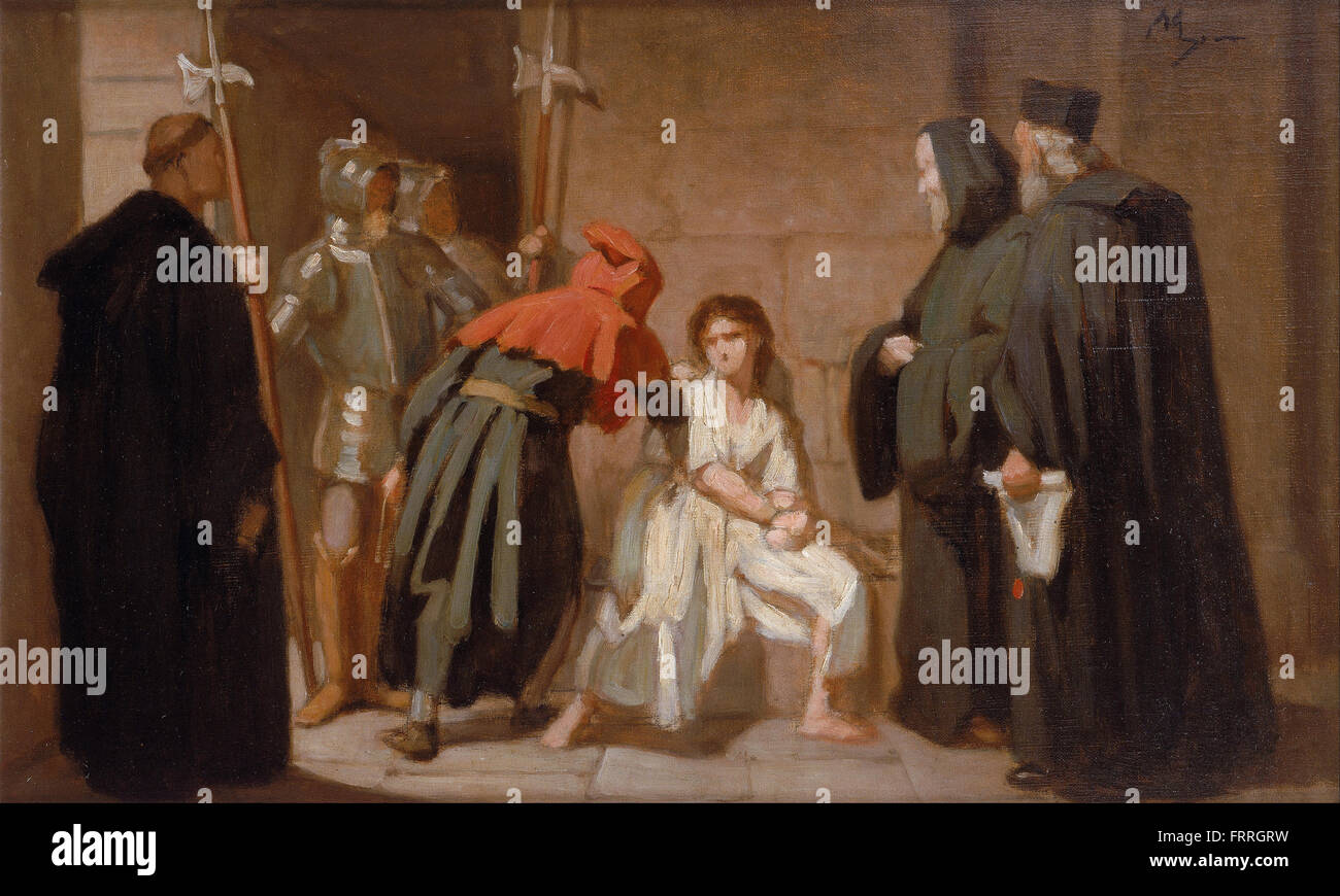 Edouard Moyse - Inquisition Banque D'Images