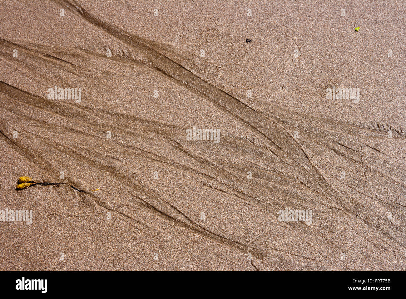 Abstrait plage sable art par mère nature. Banque D'Images