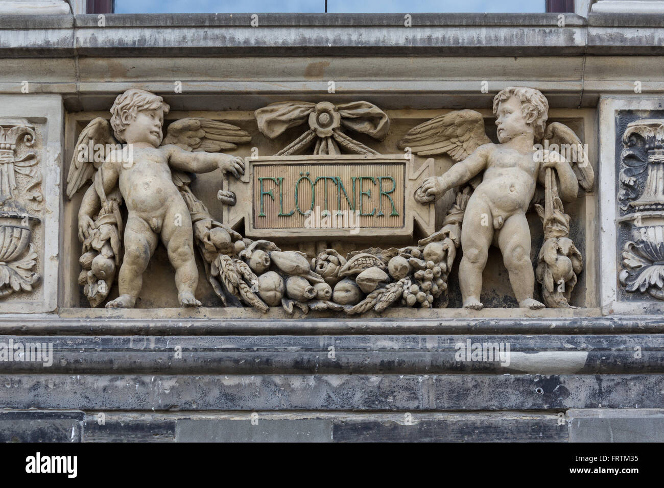 BERLIN, ALLEMAGNE - 01 septembre 2015 : Détail de l'extérieur de l'édifice Martin-Gropius-Bau à Berlin en Allemagne, le 01 août, Banque D'Images