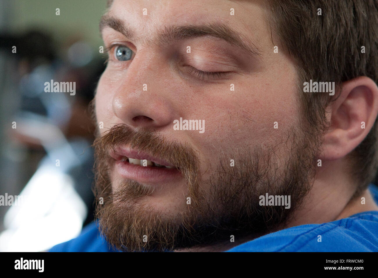 Shane Langford au Wild Card Sport Banque D'Images