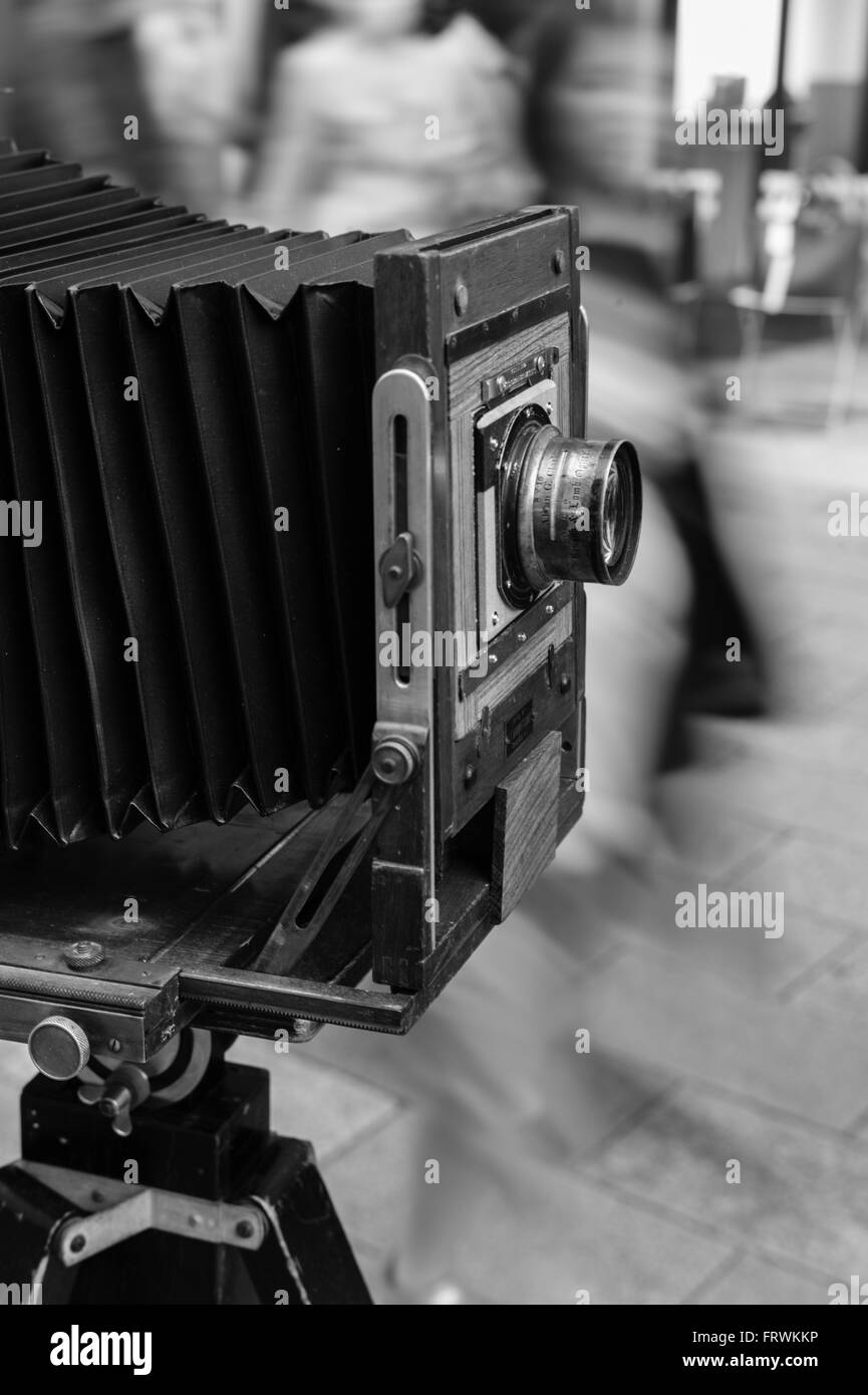 Grand format (8x10) avec caméra Alvan G. Clark, la première lentille double Gauss Banque D'Images