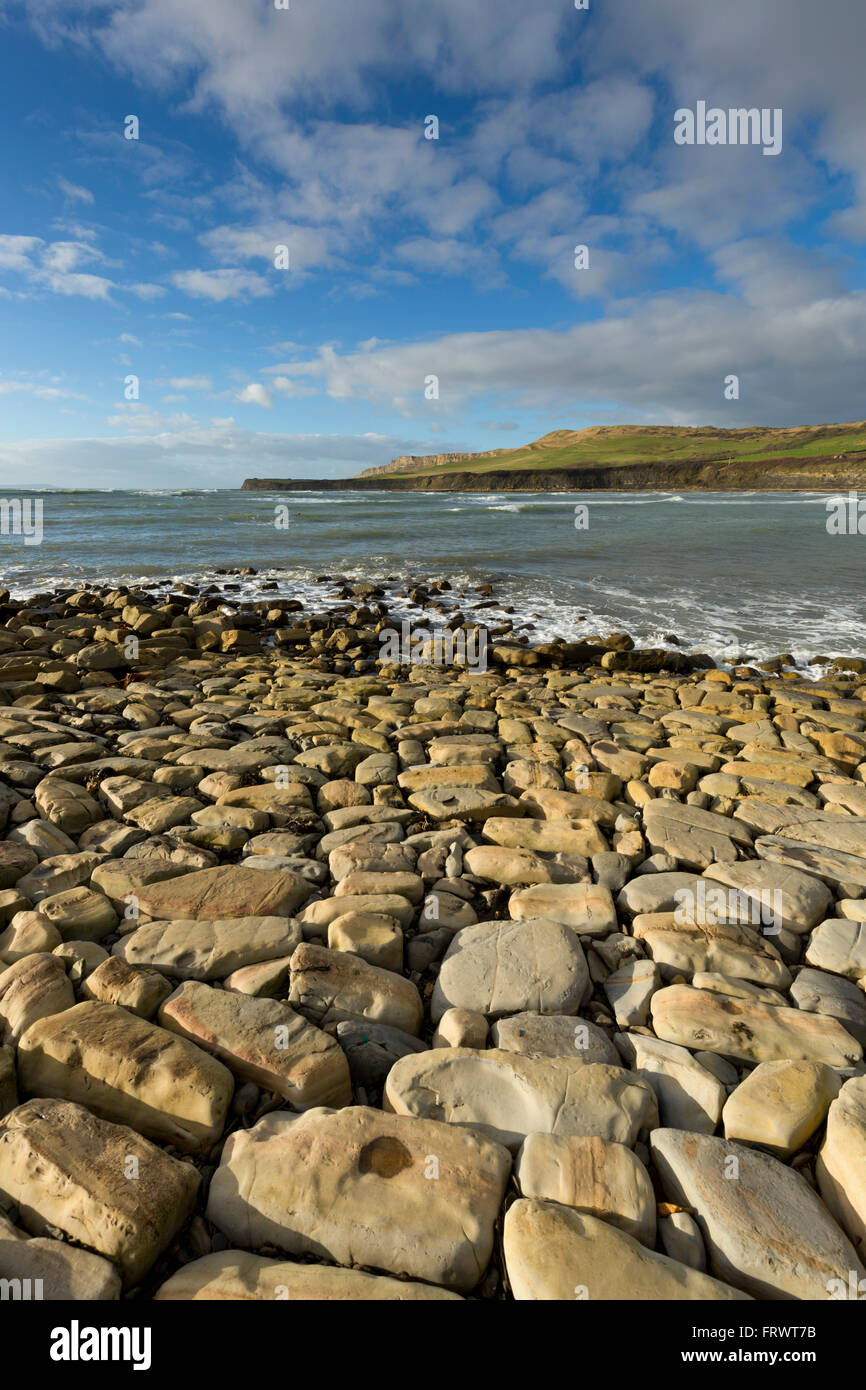 La baie de Kimmeridge, Dorset, UK Banque D'Images