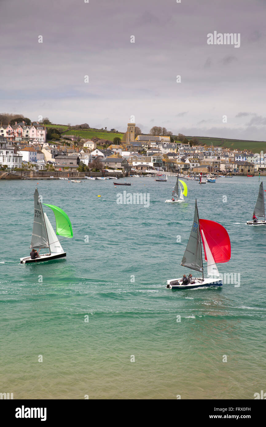 Salcombe ; Yacht Race, Devon, UK Banque D'Images