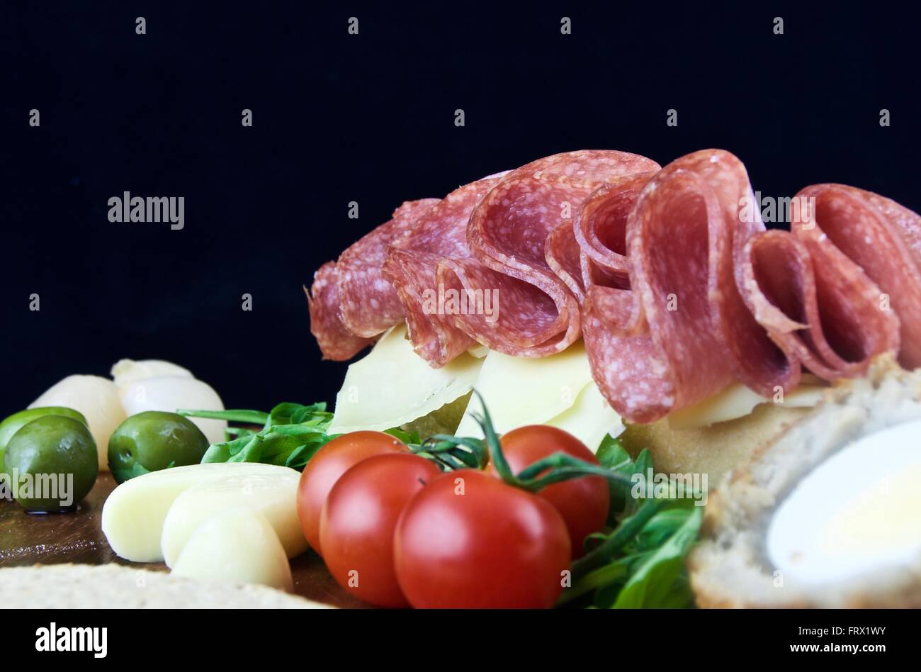 Plateau de viande froide Banque de photographies et d’images à haute