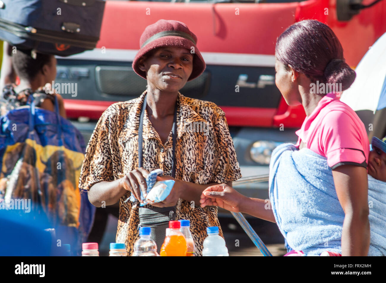 Verre, CBD, Harare, Zimbabwe Banque D'Images