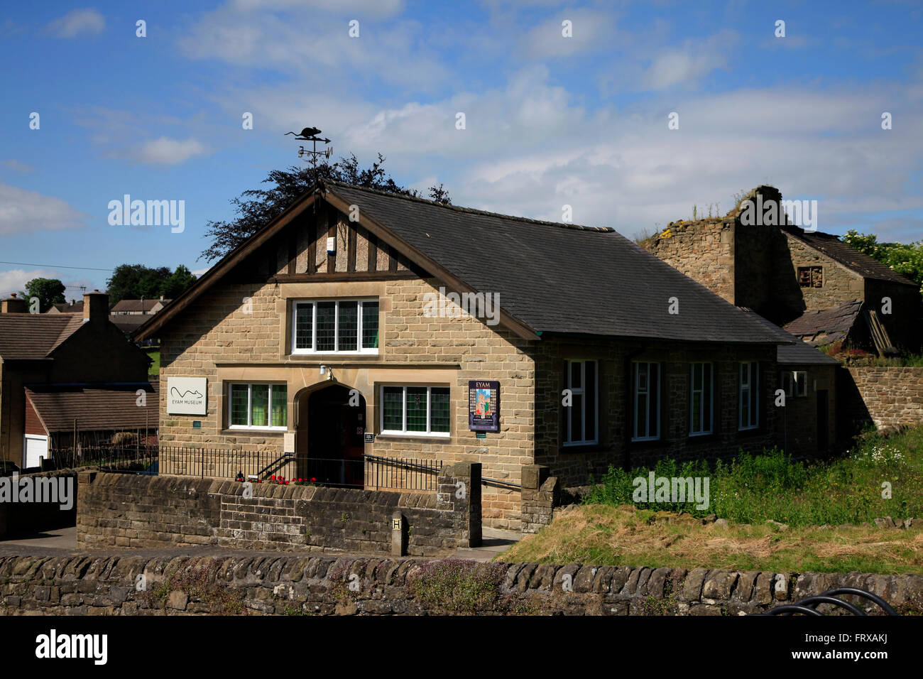 Eyam dans le Derbyshire, Angleterre Banque D'Images
