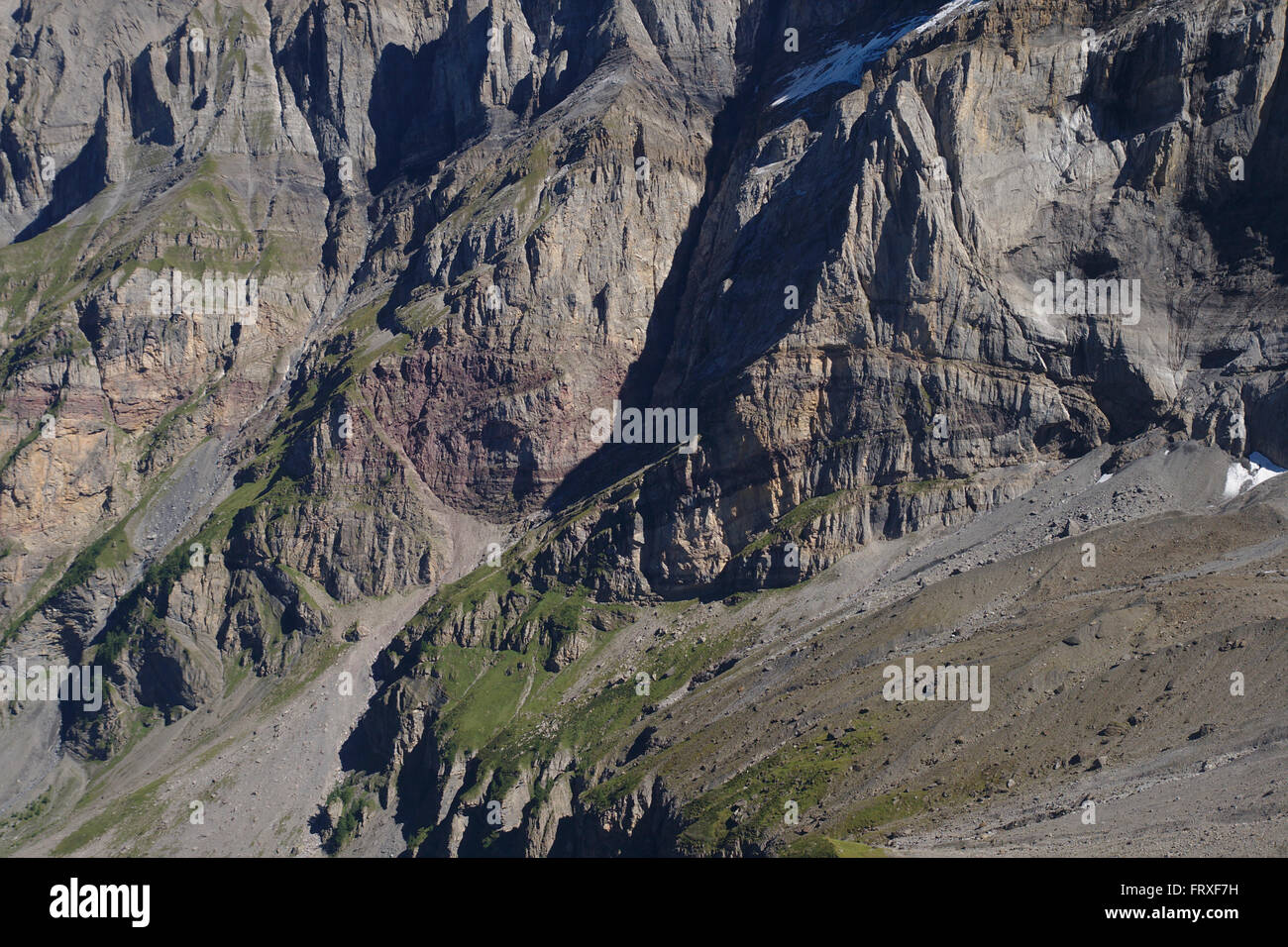 Pliez, Dents de Morcles, depuis le Col de Perris Blancs, Suisse Banque D'Images