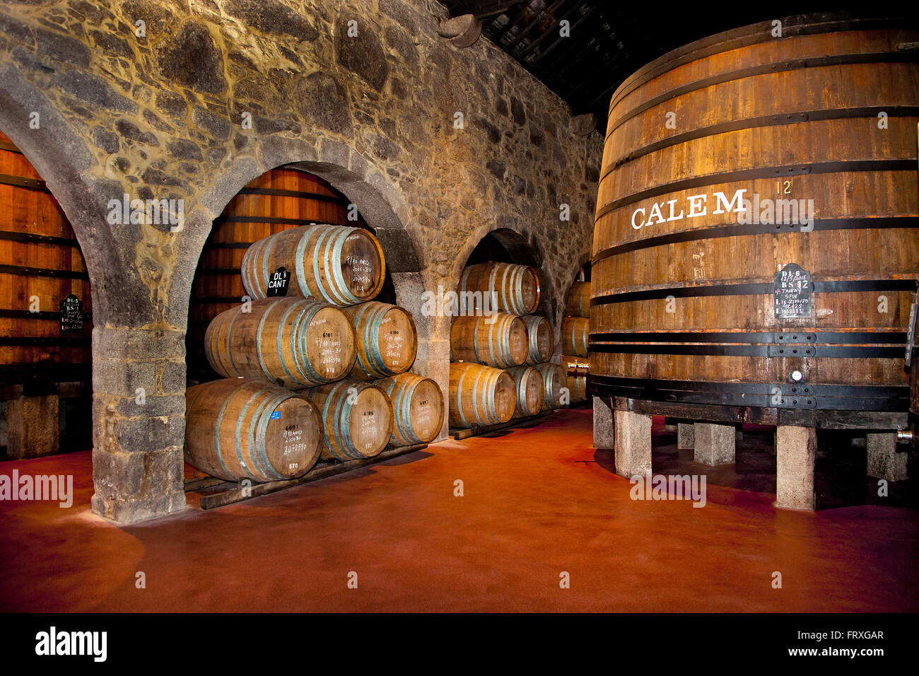 Caves à vins de Porto Calem, Porto, Portugal Banque D'Images