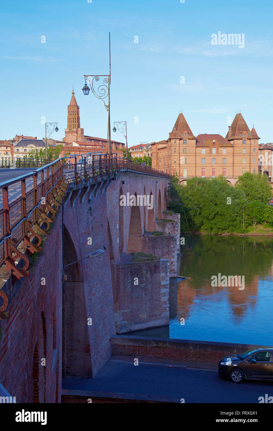 Avis de Montauban, Musée Ingres, Vertbois, Pont Vieux, Tarn, Tarn-et-Garonne, région Aquitaine, France, Europe Banque D'Images