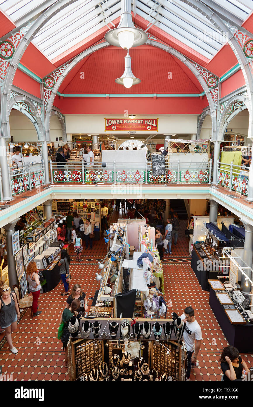 Hall de marché plus faible, marché couvert à Camden Lock à Londres Banque D'Images