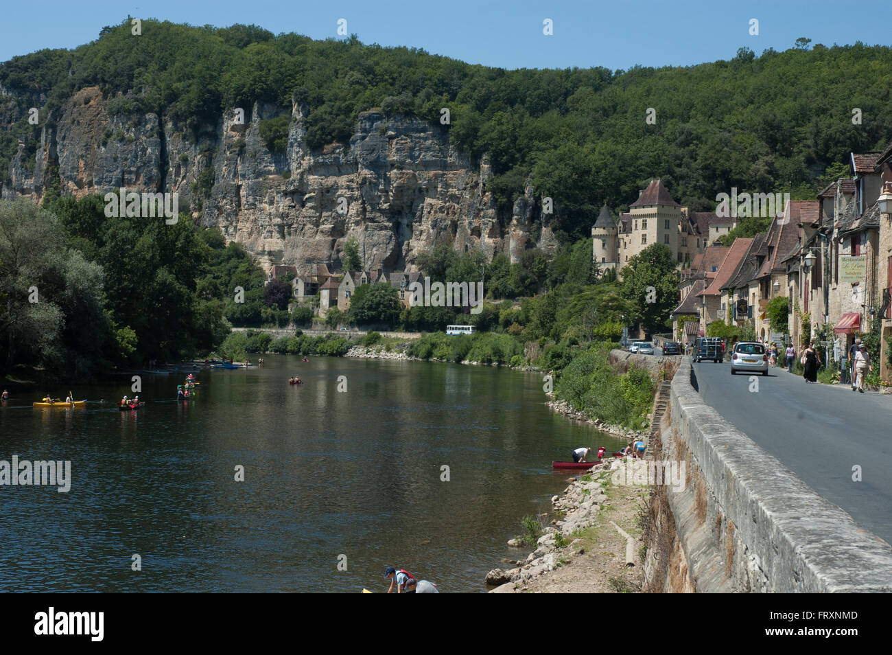 Dordogne La Roque Gageac en France Banque D'Images