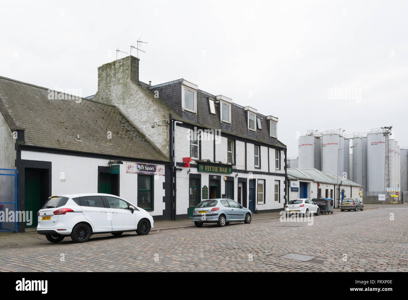 Fittie Bar, seaman's pub, Wellington Street, Aberdeen, Écosse, Royaume-Uni Banque D'Images