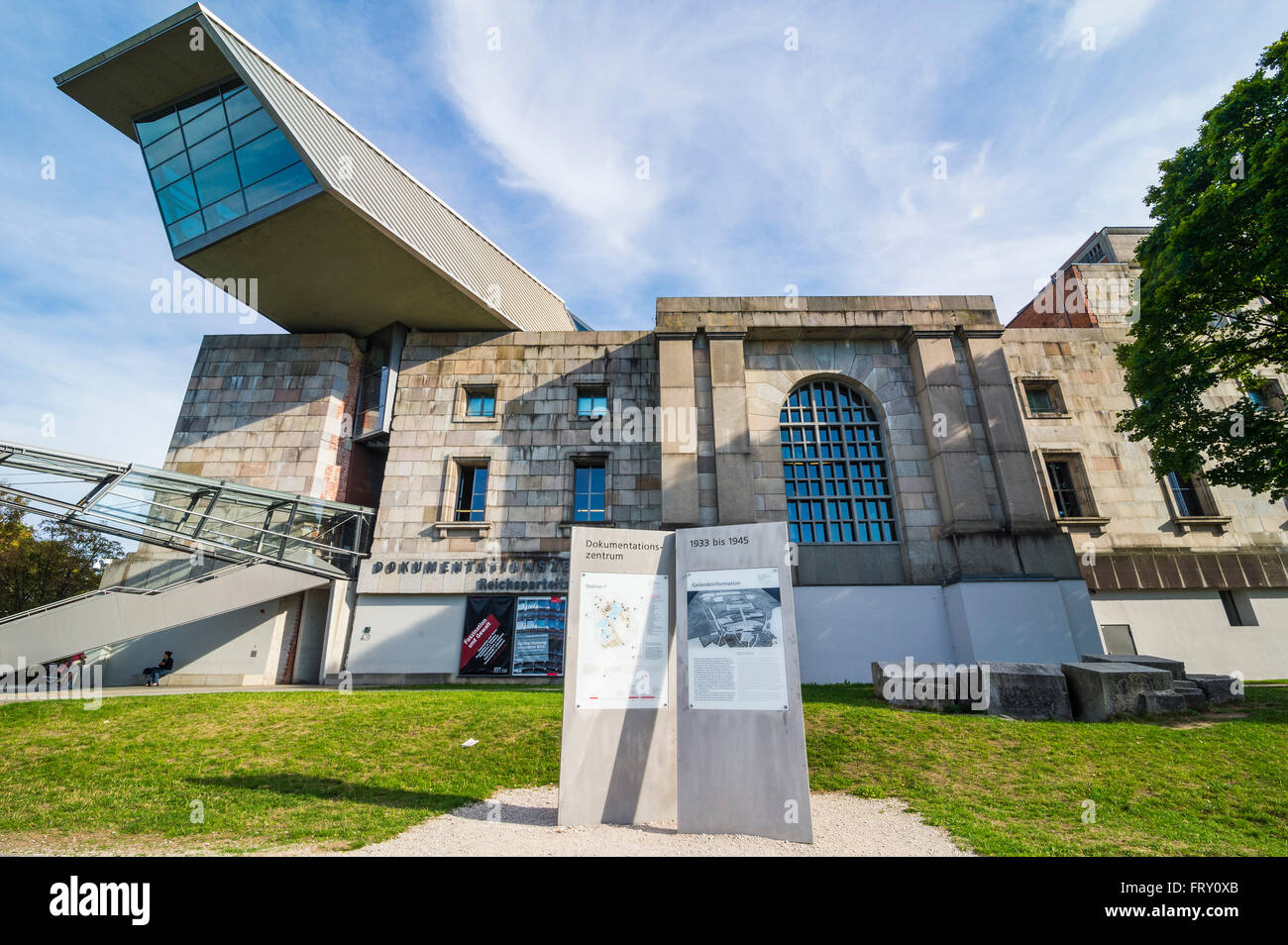 Centre de documentation du parti nazi, Dokumentationszentrum Reichsparteitagsgelände Rallye, Nuremberg, Bavière, Allemagne Banque D'Images