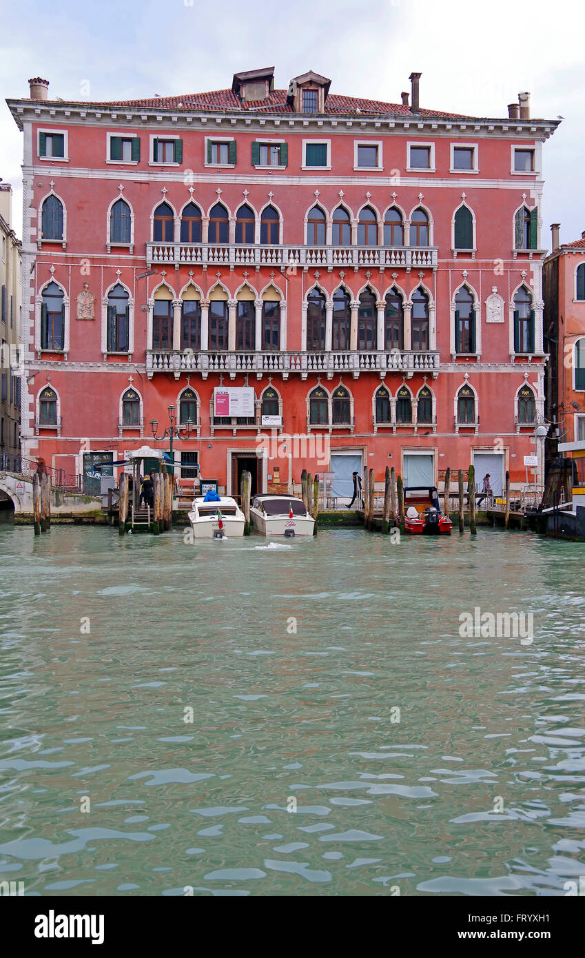 Venise, Italie, le Palazzo Bembo, Grand Canal Banque D'Images