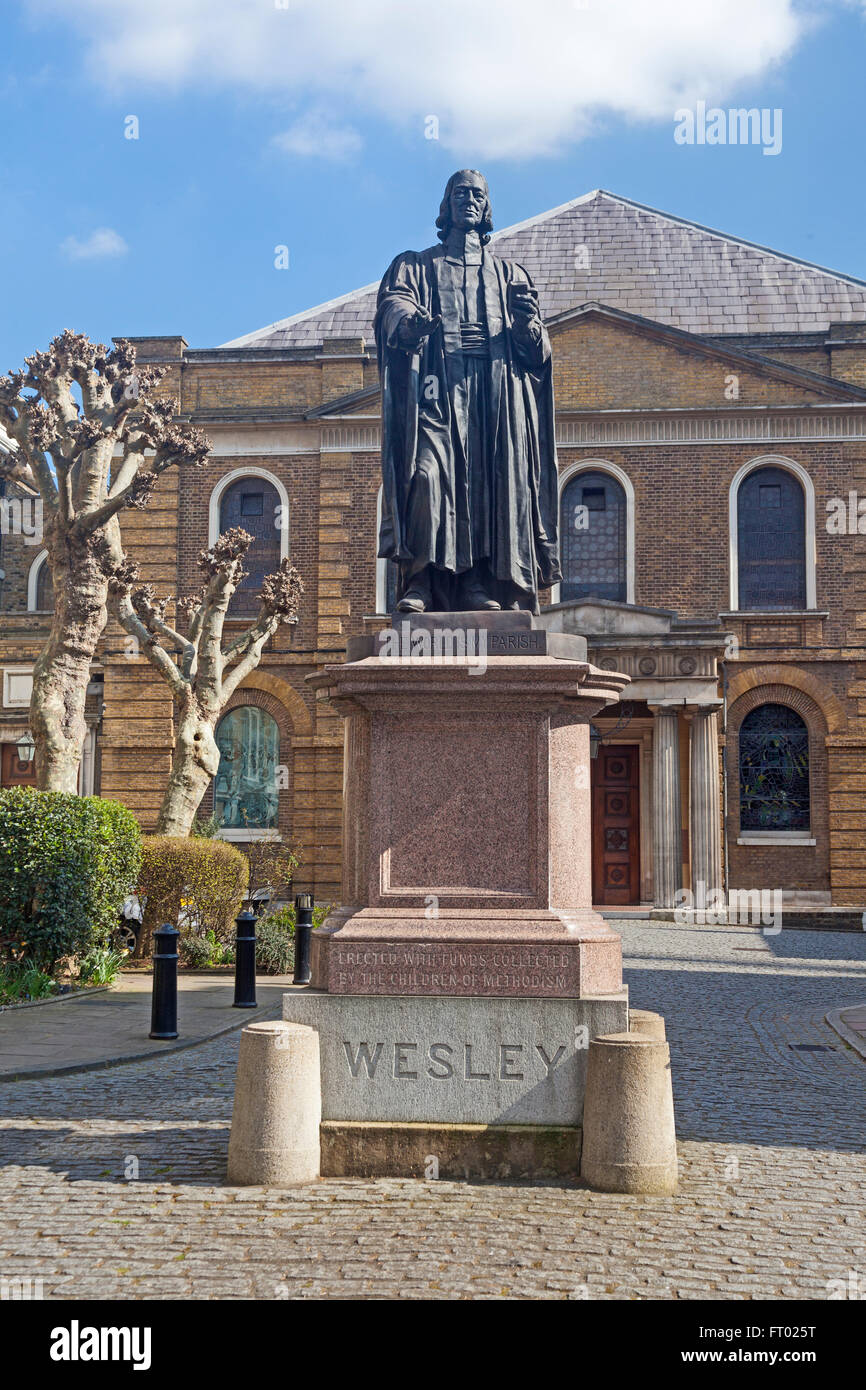 Islington Londres, Wesley's Chapel dans City Road Banque D'Images