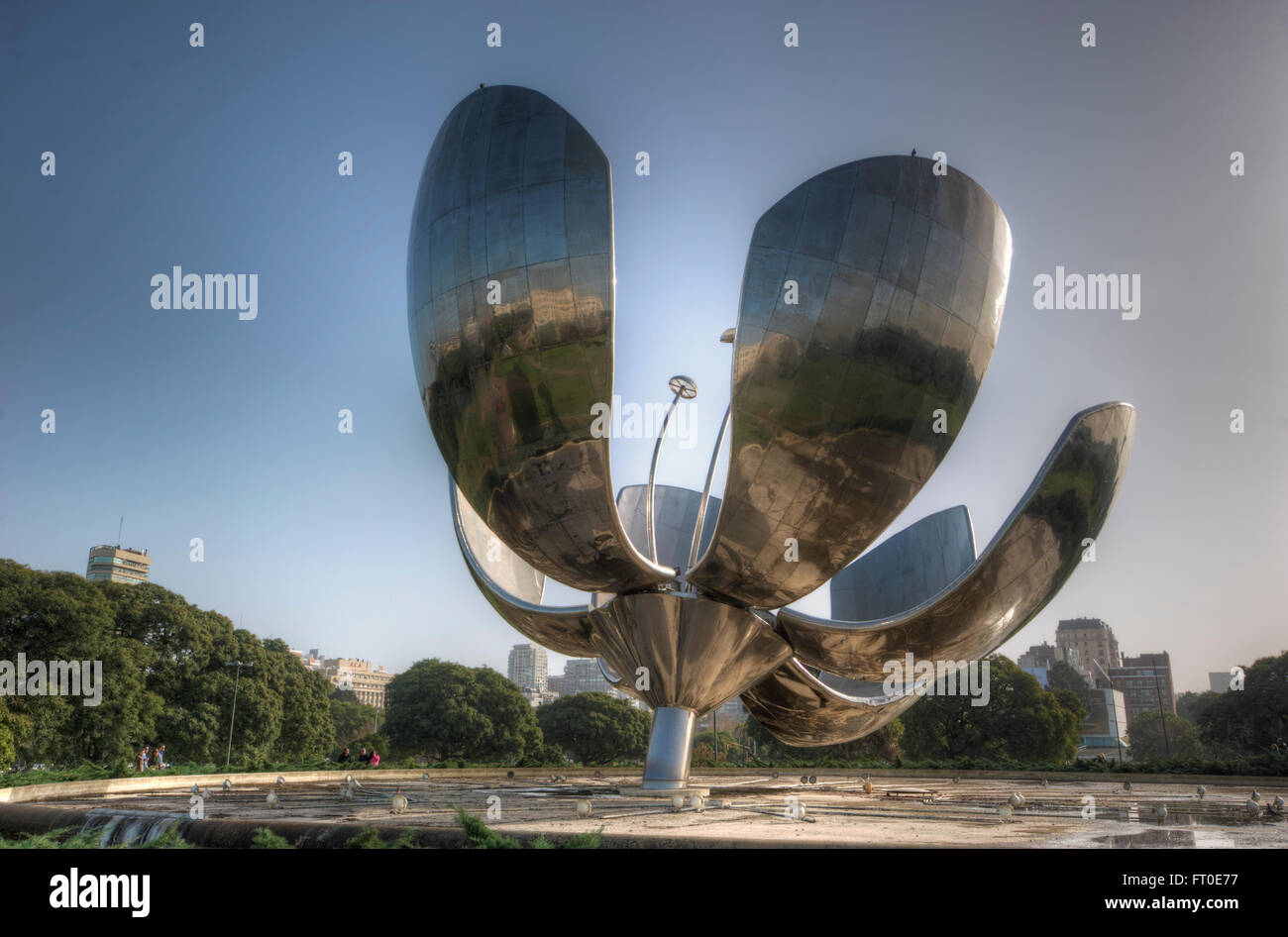 Plaza de las Naciones Unidas, Buenos Aires Banque D'Images