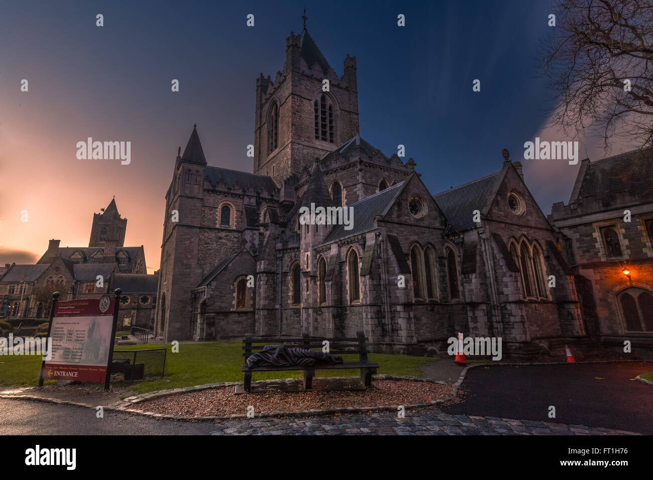 Christ Church Cathedral, Dublin, Irlande Banque D'Images